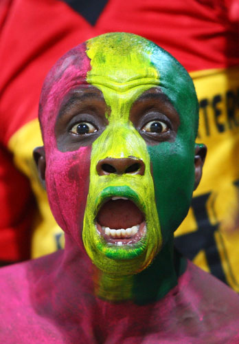 Africa World Cup 2010 Style Body Painting