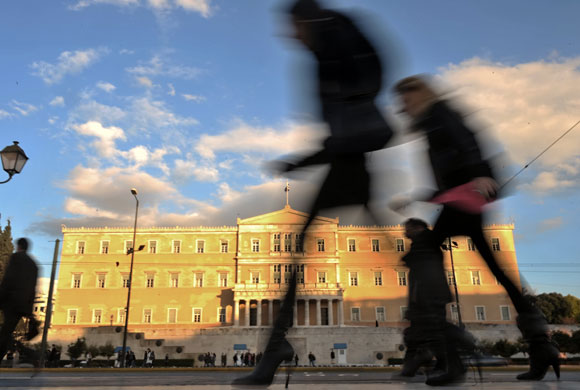 Women walking in Athens