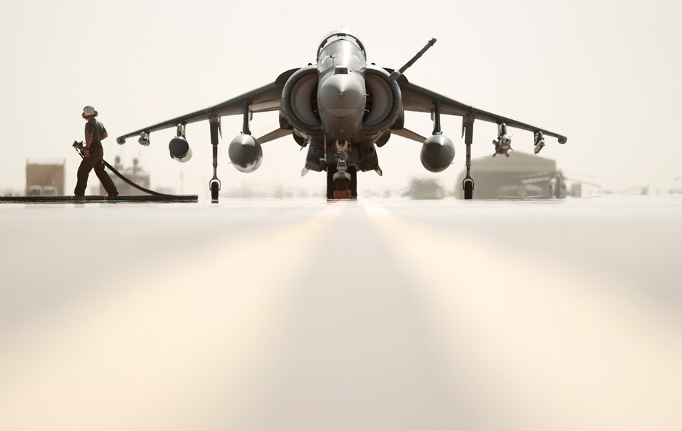 Harrier jet Afghanistan