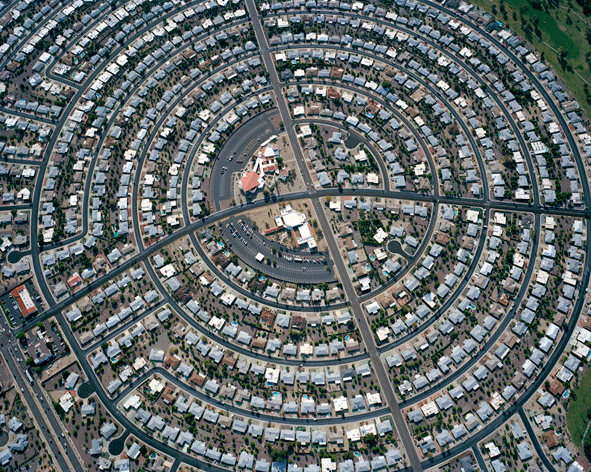 Phoenix sprawl aerial photo