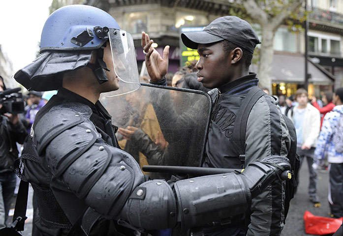 French cop & student