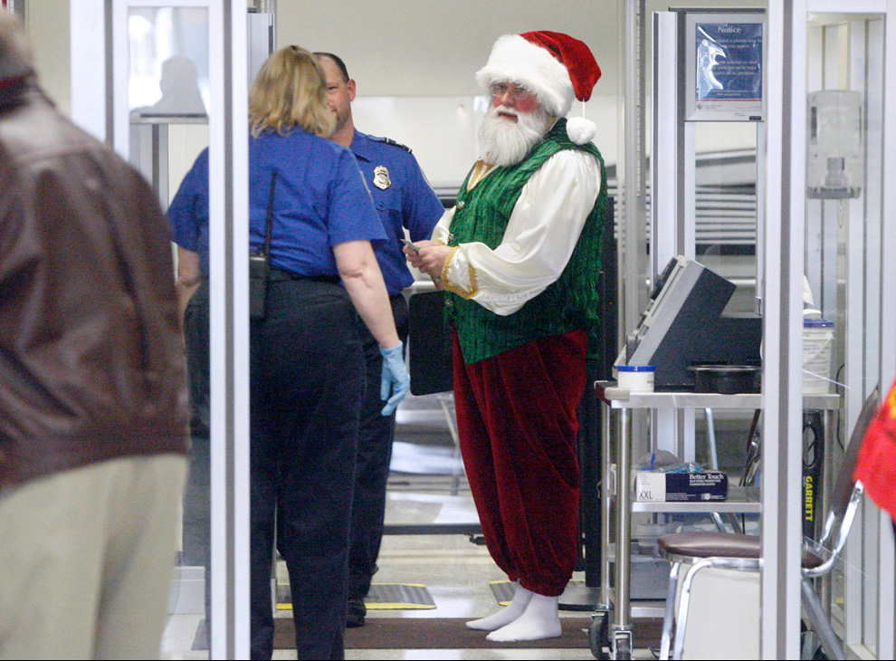 Santa and the TSA.2010-12-14 at 9.29.53 PM